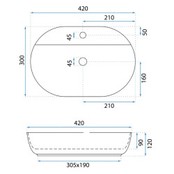 Kuchnia KLARA V 200cm socjalna do gabinetu z umywalką i baterią kaszmir/złoty