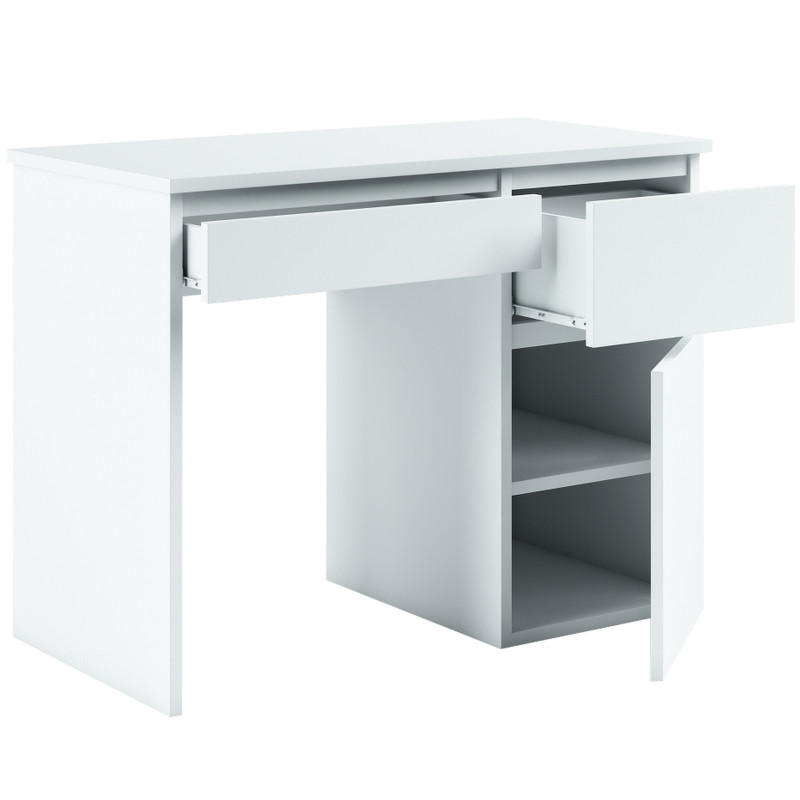 Biurko duże wolnostojące MEGAN A1 białe