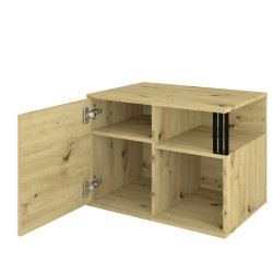 Szafka wolnostojąca Viking I 1D dąb artisan/czarny