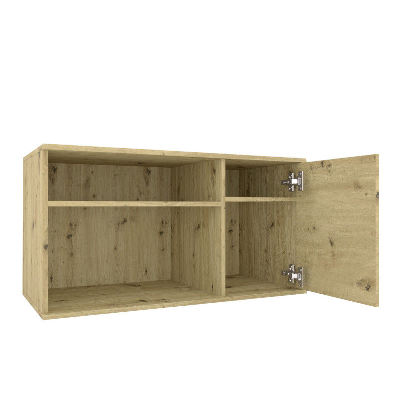 Szafka wolnostojąca Viking II 1D dąb artisan/czarny