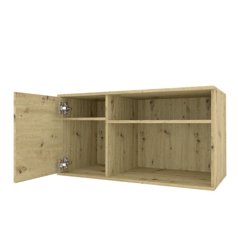 Szafka wolnostojąca Viking II 1D dąb artisan/czarny