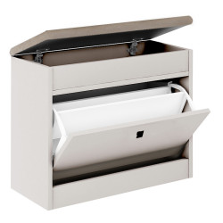 Szafka na buty z siedziskiem ALASKA 11W kaszmir/beżowy