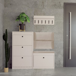 Szafka na buty wysoka ALASKA 13 kaszmir uchwyt gałka