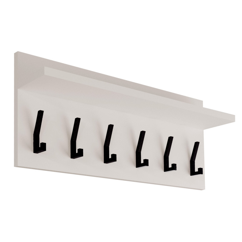 Wieszak ścienny Alaska do przedpokoju kaszmir