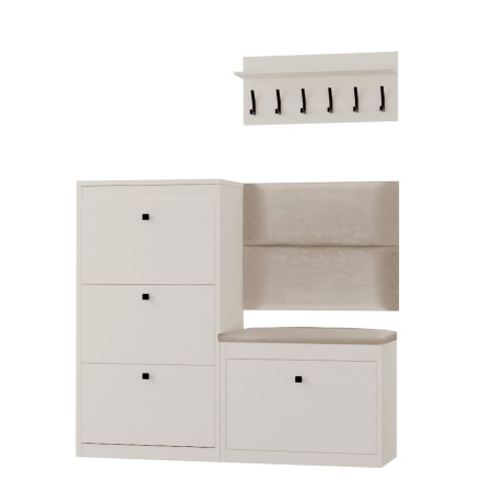 Zestaw mebli do przedpokoju 13WA112P kaszmir/beżowy