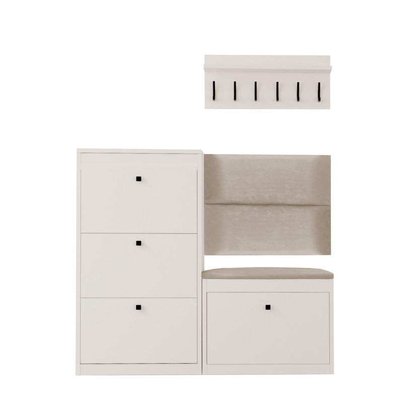 Zestaw mebli do przedpokoju 13WA112P kaszmir/beżowy