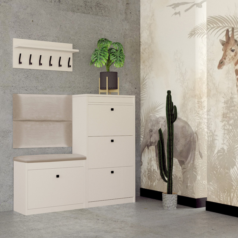 Zestaw mebli do przedpokoju 13WA112P kaszmir/beżowy