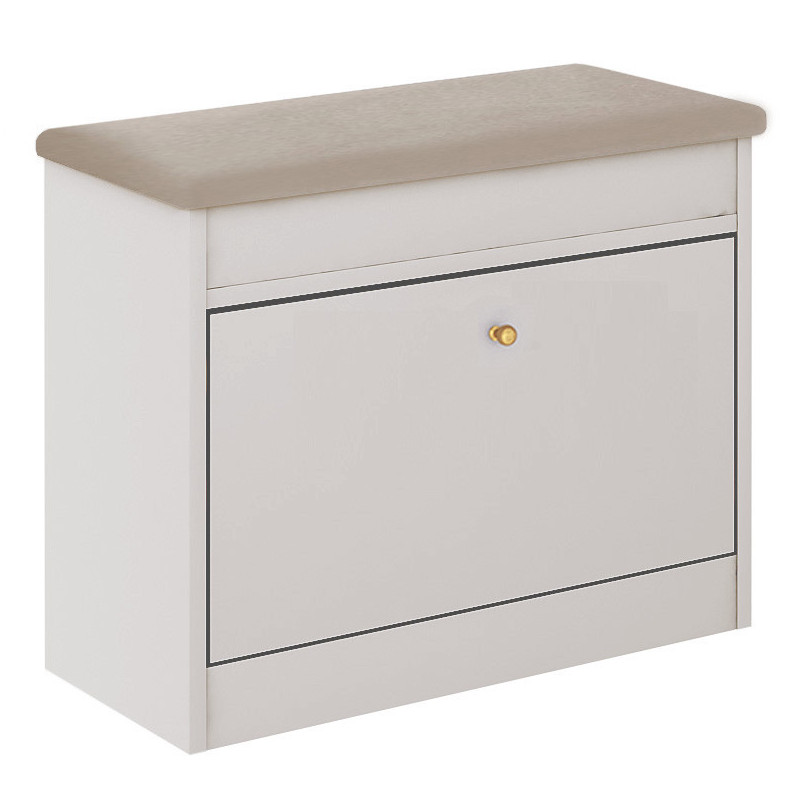 Szafka na buty z siedziskiem ALASKA 11W kaszmir/beżowy/złoty