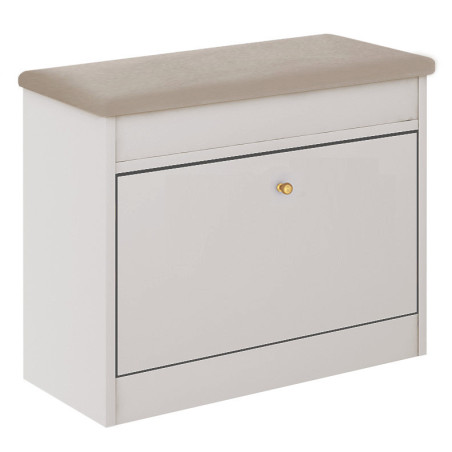 Szafka na buty z siedziskiem ALASKA 11W kaszmir/beżowy/złoty