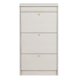 Szafka na buty wysoka ALASKA 13 kaszmir uchwyt złoty