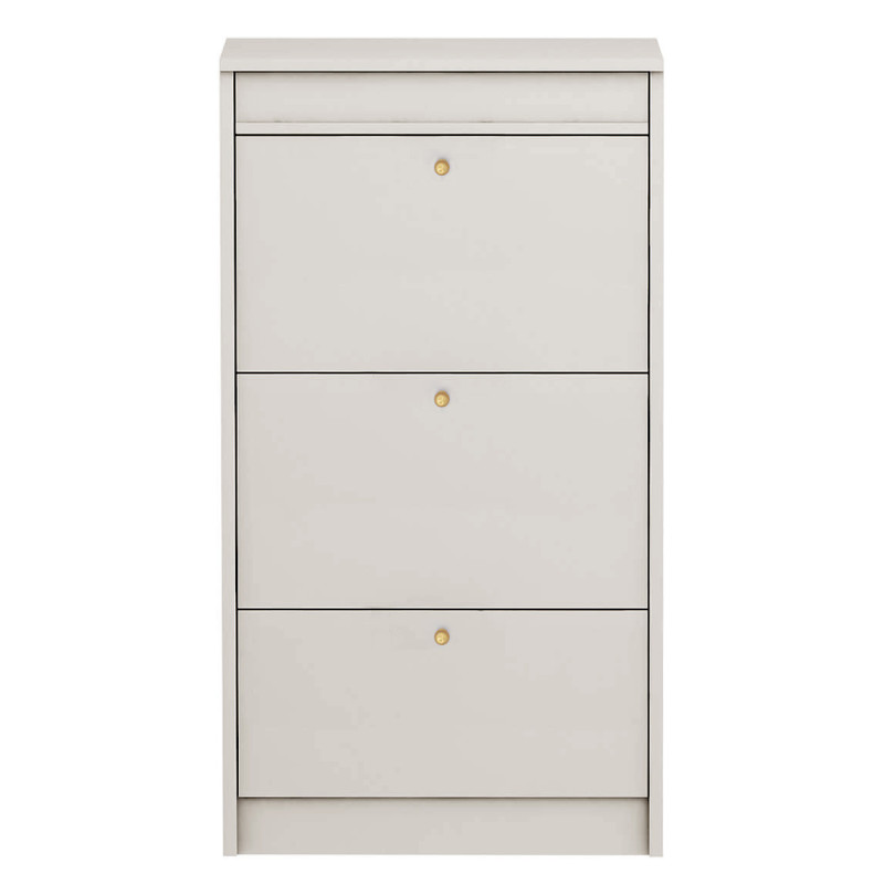 Szafka na buty wysoka ALASKA 13 kaszmir uchwyt złoty