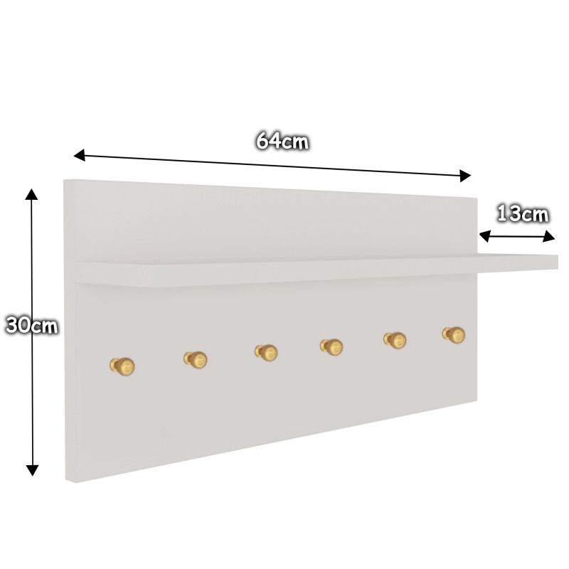 Zestaw mebli do przedpokoju 13WA112P kaszmir/beżowy/złoty