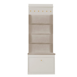 Zestaw mebli do przedpokoju WA114P kaszmir/beżowy/złoty