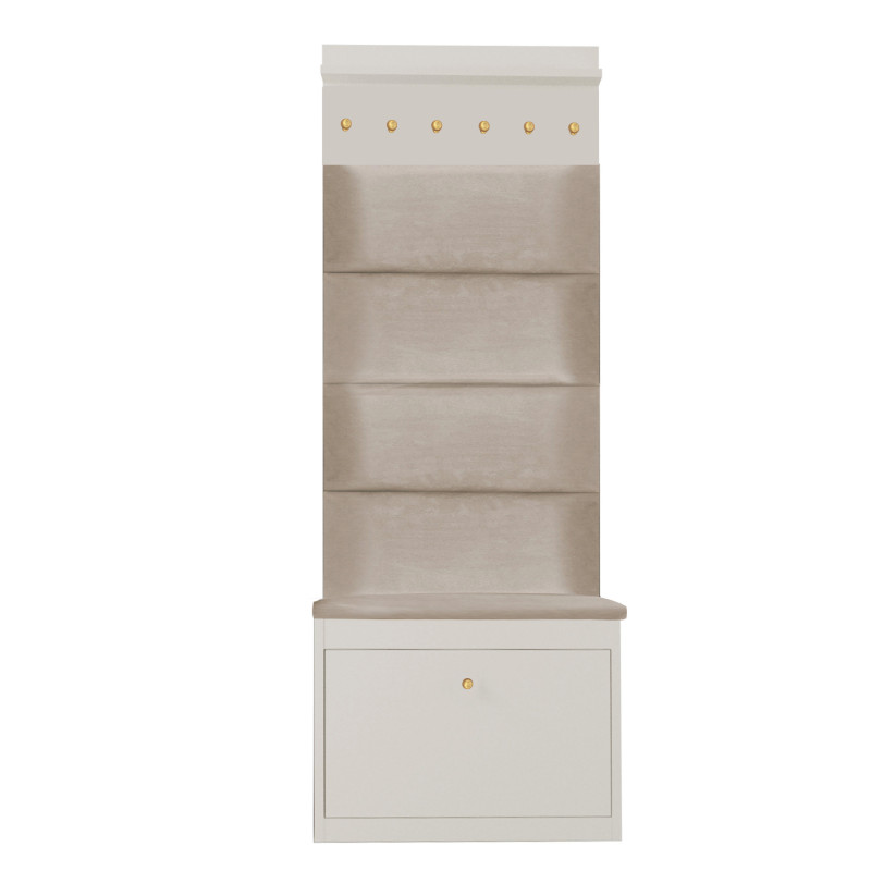 Zestaw mebli do przedpokoju WA114P kaszmir/beżowy/złoty