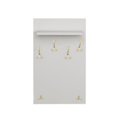 Zestaw mebli do przedpokoju 14W1 kaszmir/beżowy +uchwyt krawędziowy złoty