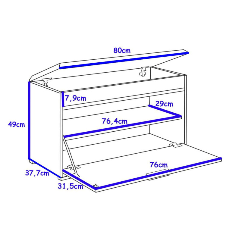 Zestaw mebli do przedpokoju F1WP4  biały/beżowy/uchwyt złoty