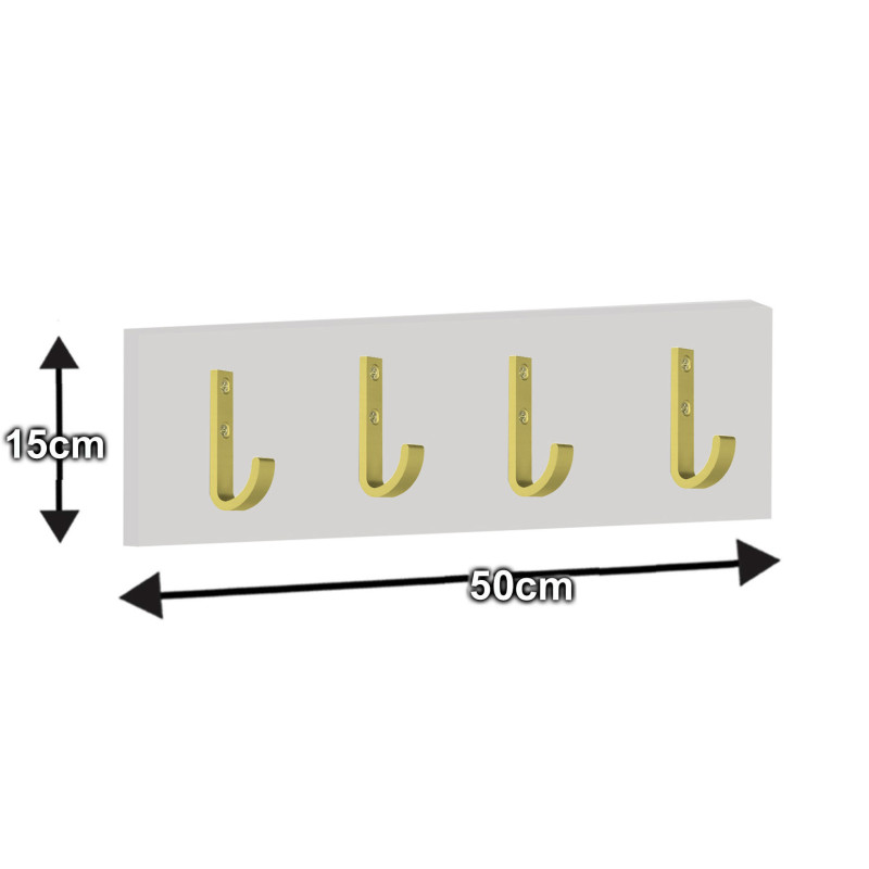 Zestaw mebli do przedpokoju F1WP4  kaszmir/beżowy/uchwyt złoty