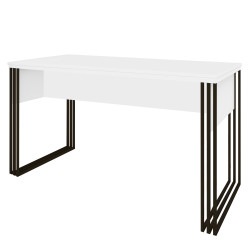 Stół kosmetyczny Klara biały/czarny