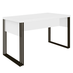 Stół kosmetyczny Klara biały/czarny