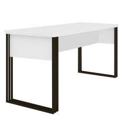 Stół kosmetyczny Klara biały/czarny