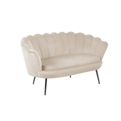 Sofa KLARA SF1-FX (G) czarny/szary velvet