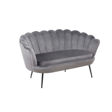 Sofa KLARA SF1-FX (G) czarny/szary velvet
